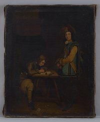 Flämisch: In der Wachstube, vor 1722