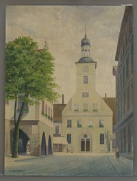 Kirchner, E.: Neustädtisches Rathaus, 1945
