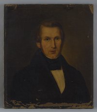 Berliner Maler: vielleicht Porträt von Carl Friedrich Brandt, Bürgermeister, vor 1864