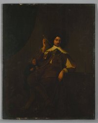 Niederländisch: Pfeife rauchender Mann, 2. Hälfte 17. Jahrhundert