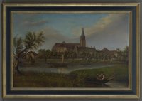 Brandenburger Maler: Dom über die Havel vom Grillendamm, um 1850