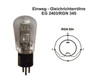 Einweg-Gleichrichterröhre EG2403/RGN354