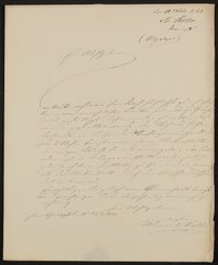 Brief von Heinrich Keller an Friedrich John vom 10.10.1844
