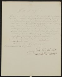 Brief von J.S. Fries Sohn an Georg von St. George vom 20.07.1844
