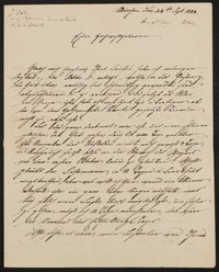 Brief von Ferdinand von Miller an Friedrich John vom 24.09.1844