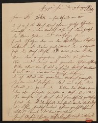 Brief von Ignatz Fletterich an Friedrich John vom 09.04.1844
