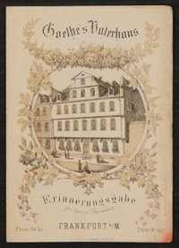 Erste Eintrittskarte ins Goethehaus 1864