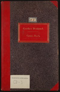 Goethes Denkmal. Cassa-Buch Nr. 2 (1838-1845)