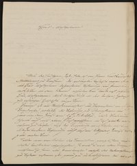 Brief von Ignaz Opfermann an Friedrich John (?) vom 21.02.1844
