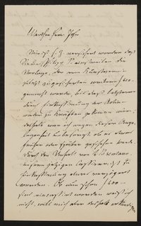 Brief von Johann David Passavant an Friedrich John ohne Datum (Februar 1845?)