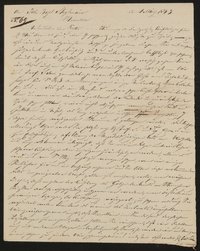 Entwürfe zu drei Briefen von Friedrich John / Comité für Errichtung des Goetheschen Denkmals an Johann Baptist Stiglmaier bzw. an Ludwig Schwanthaler vom Mai 1843