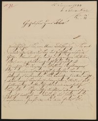 Brief von Ludwig Schwanthaler an Friedrich John vom 18.01.1844