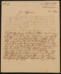 Brief von Ludwig Schwanthaler an Friedrich John vom 12.02.1844