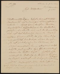 Brief von Ludwig Schwanthaler an Friedrich John vom 09.06.1844