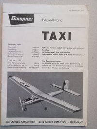 Graupner Bauanleitung Taxi