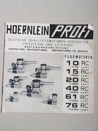 Prospekt Hörnlein-Motoren