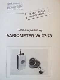 Bürschgens - Variometer VA 07/78 Modellflug