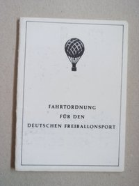 DAeC Fahrtordnung Freiballonsport