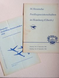 Hessische Modellflugmeiterschaft 1955 + 1963
