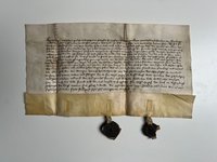 Urkunde, Vertrag zwischen Wentzel von Cleen und Frank von Kronberg über einen Hof in Crufftel, 1473