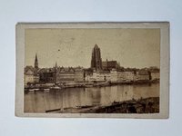 CdV, Unbekannter Fotograf, Frankfurt, Main-Panorama, ca. 1865
