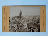 CdV, Carl Hertel, Frankfurt, Von der Katharinenkirche aus, 1878.