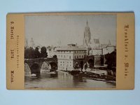 CdV, Carl Hertel, Frankfurt, Steinerne Brücke, 1878.