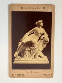 CdV, Carl Hertel, Frankfurt, Nr. 615, Ariadne, ca. 1886.