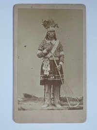 CdV, J. Bamberger, Frankfurt, Indianer, 1879.