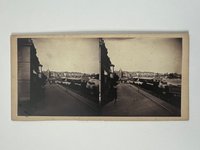 Stereobild, Unbekannter Fotograf, Frankfurt, Main-Promenade, ca. 1869.