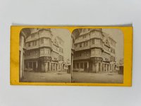 Stereobild, Unbekannter Fotograf, Frankfurt, Das Luther-Haus, ca. 1863.