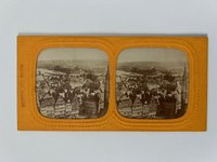 Stereobild, Unbekannter Fotograf, Frankfurt, Römerberg, ca. 1867.