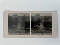 Stereobild, Unbekannter Fotograf, Frankfurt, Nr. 35, Schillerdenkmal, ca. 1906.