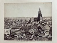 Carl Hertel, Blick über die Frankfurter Altstadt, 1878.