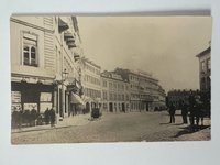 Gottfried Vömel, Frankfurt, Rossmarkt von der Hauptwache, Abzug nach einer alten Platte von Theodor Creifelds von ca. 1870, ca. 1905.