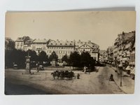 Gottfried Vömel, Frankfurt, Der Schillerplatz, Abzug nach einer alten Platte von Carl Friedrich Mylius von ca. 1880, ca. 1905.