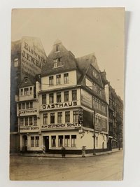 Gottfried Vömel, Frankfurt, Große Friedberger Straße Ecke Zeil, ca. 1905.