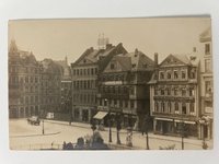 Gottfried Vömel, Frankfurt, Holzmarkt Nr. 16 und Goetheplatz, ca. 1905.