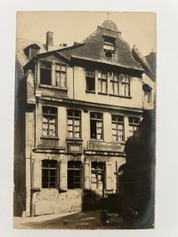 Gottfried Vömel, Frankfurt, Friedrich Stoltzes Geburtshaus, Essighaus, ca. 1905.