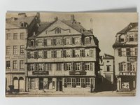 Gottfried Vömel, Frankfurt, Goetheplatz, Eingang zur Junghofstraße, nach einer alten Platte von ca. 1860, ca. 1905.