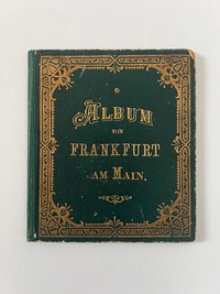 Unbekannter Hersteller, Album von Frankfurt am Main, 28 Lithographien als Leporello, ca. 1885.