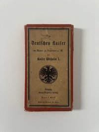 Georg Wigand´s Verlag Leipzig, Die Deutschen Kaiser im Römer zu Frankfurt a. M. und Kaiser Wilhelm I., 55 Bilder als Leporello, ca. 1871.