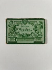 Unbekannter Hersteller, Erinnerungen an Frankfurt a. M., 12 Lithographien als Leporello, ca. 1880.