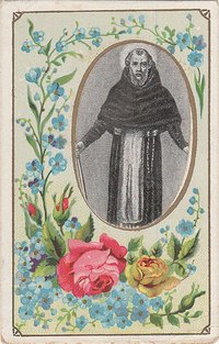 Gebetskarte zum hl. Jodokus