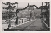 Bodendorfer Pionierbrücke bei der Einweihung 1940
