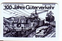 Telefonkarte 6 DM "100 Jahre Güterverkehr"