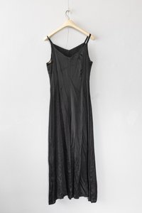 Abendkleid aus schwarzer Seide, 1930-50er Jahre (?)