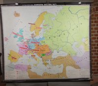 Wandkarte "Europa von 1815-1871"