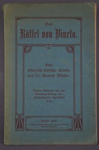 "Das Rätsel von Vineta", Eine historisch kritische Studie v. Dr. Conrad Müller
