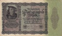 Reichsbanknote 50000 Mark von 1922